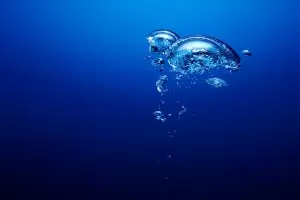 Bubbles from the deep blue- orizzontal